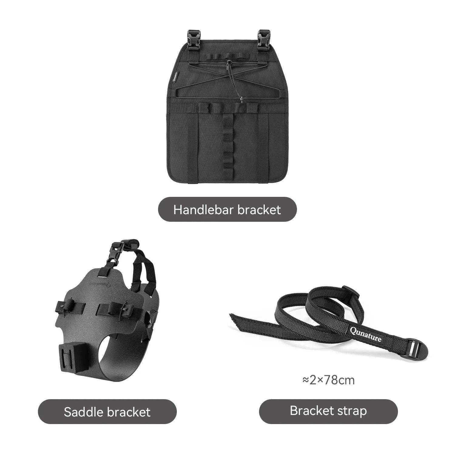Waterproof Bikepacking Saddle Bag 6L/12L Rack Storage for Cycling-white-12L(only bag)