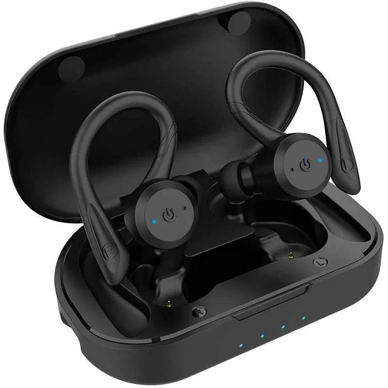 Waterproof Bluetooth 5.0 Sport Earbuds with 20H Playtime & Dual Wear Fit-Pink