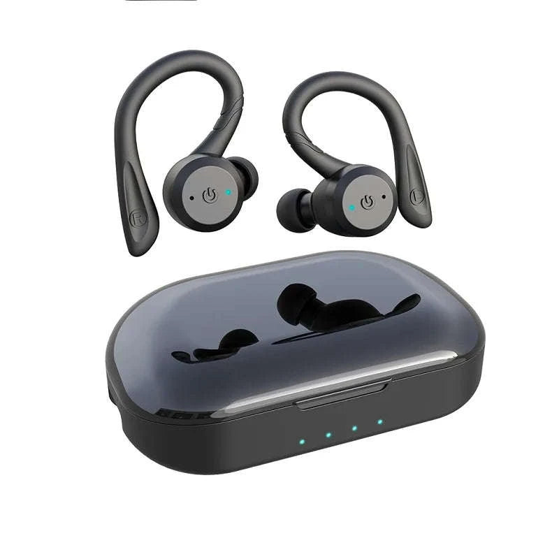 Waterproof Bluetooth 5.0 Sport Earbuds with 20H Playtime & Dual Wear Fit-Pink