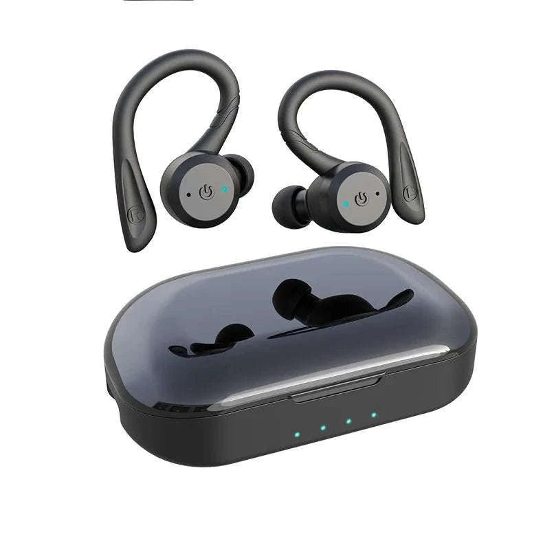 Waterproof Bluetooth 5.0 Sport Earbuds with 20H Playtime & Dual Wear Fit-Pink