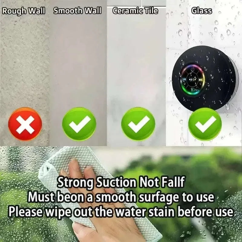 Waterproof Bluetooth Speaker-Black / China Mainland
