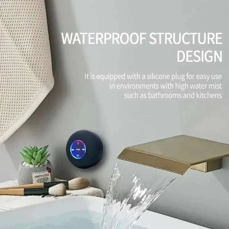 Waterproof Bluetooth Speaker-Black / China Mainland