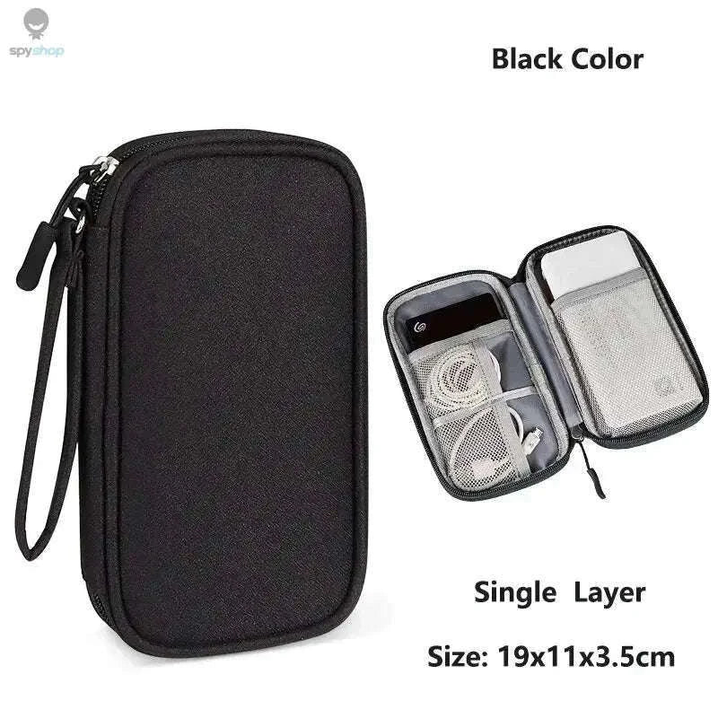 Waterproof Cable Storage Bag for Travel and Everyday Organization-Single Layer 1