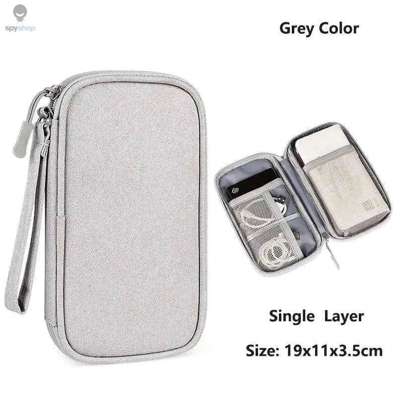 Waterproof Cable Storage Bag for Travel and Everyday Organization-Single Layer 1