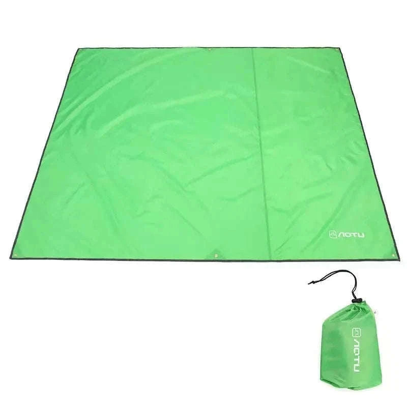 Waterproof Camping Tent Tarp and Outdoor Shelter Mat-light green / 2.4M