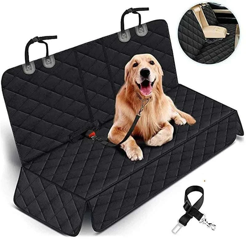 Waterproof Car Dog Seat Cover for Back Seat-black