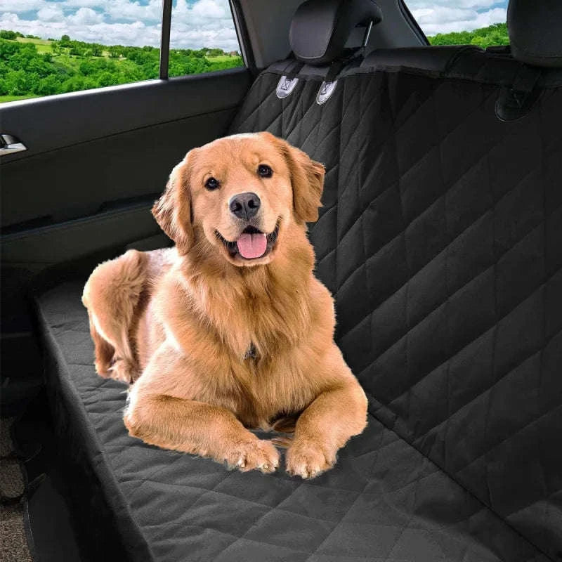 Waterproof Car Dog Seat Cover for Back Seat-black