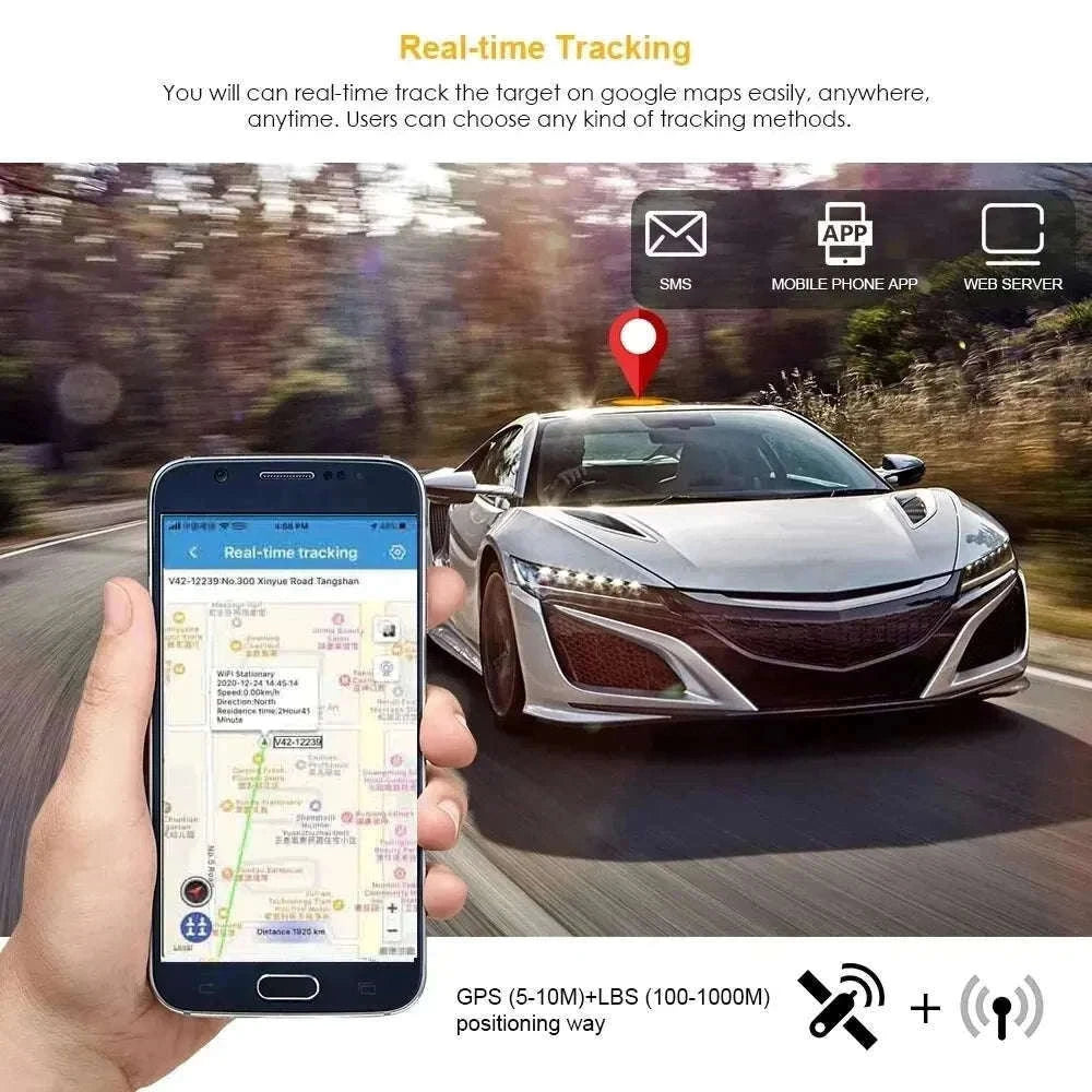 Waterproof Car GPS Tracker for Real-Time Vehicle Tracking-LK209C no box