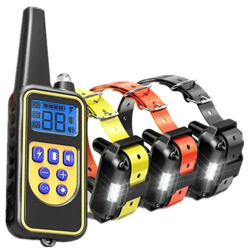 Waterproof Dog Training Collar with Remote, Rechargeable Anti-Bark-For 2 Dogs