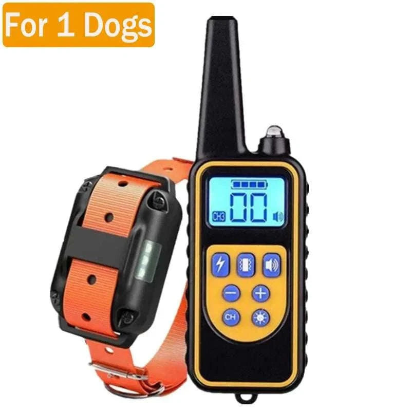Waterproof Dog Training Collar with Remote, Rechargeable Anti-Bark-For 2 Dogs