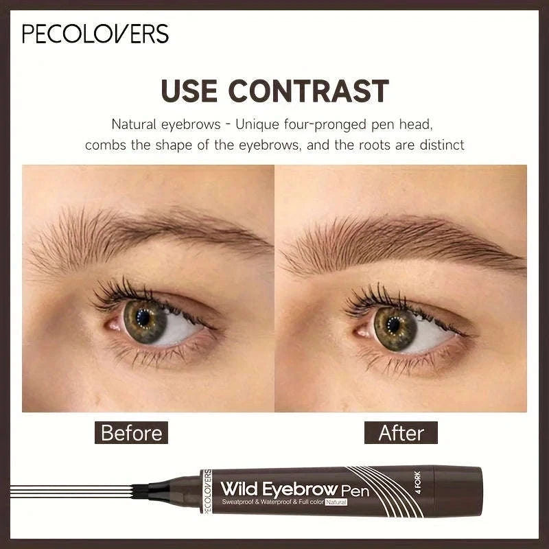 Waterproof Eyebrow Pen – 4-Split Tip Tattoo Pencil-04