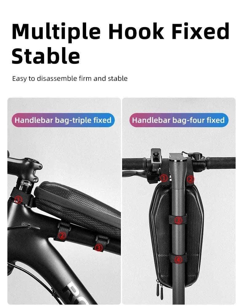Waterproof Front Frame Bike Bag for MTB and Road Bikes-B62-1