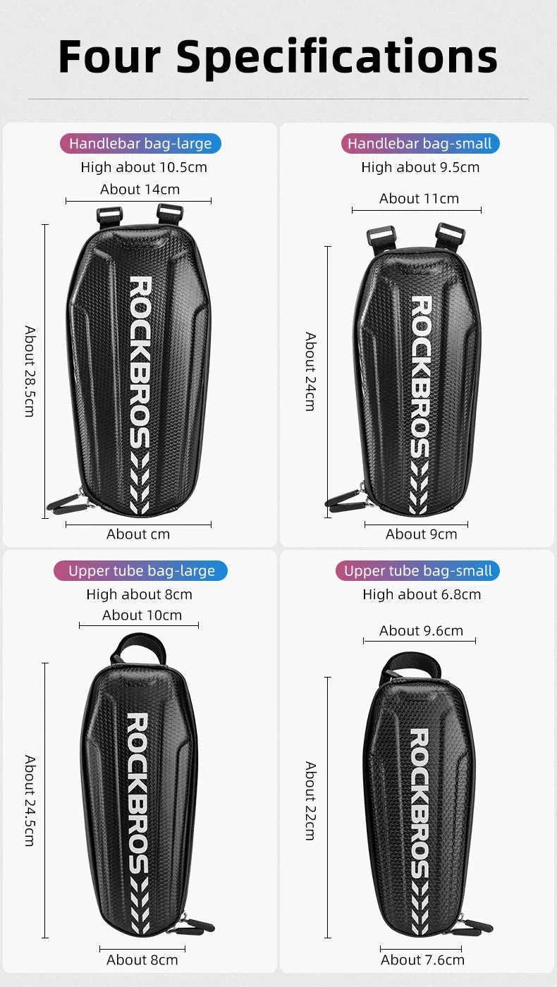 Waterproof Front Frame Bike Bag for MTB and Road Bikes-B62-1