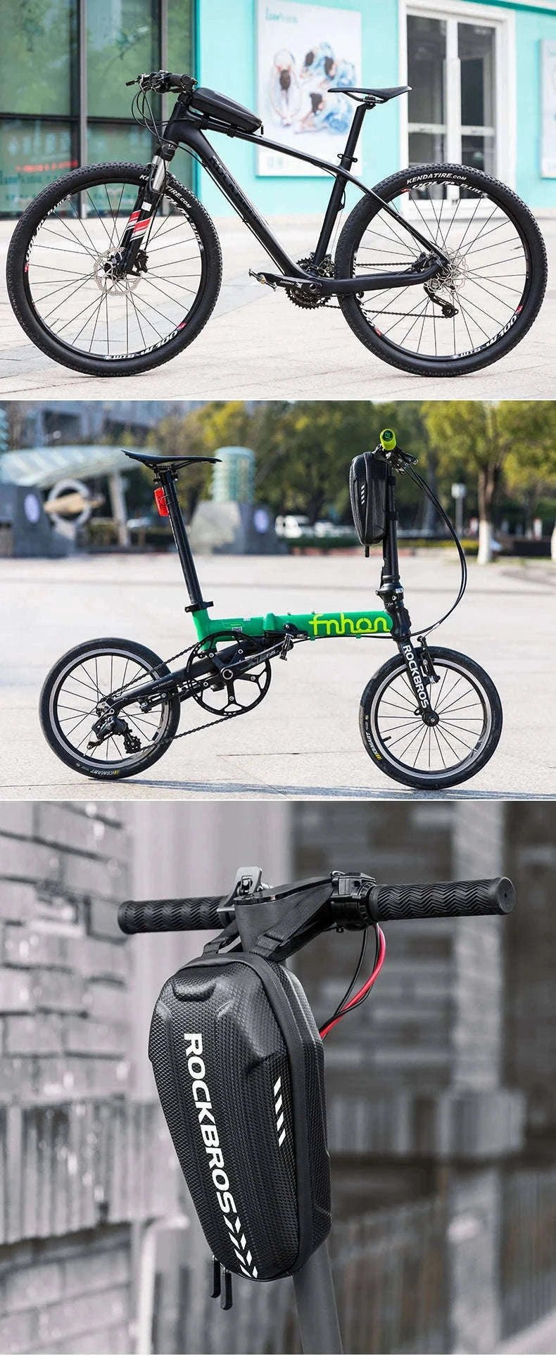 Waterproof Front Frame Bike Bag for MTB and Road Bikes-B62-1