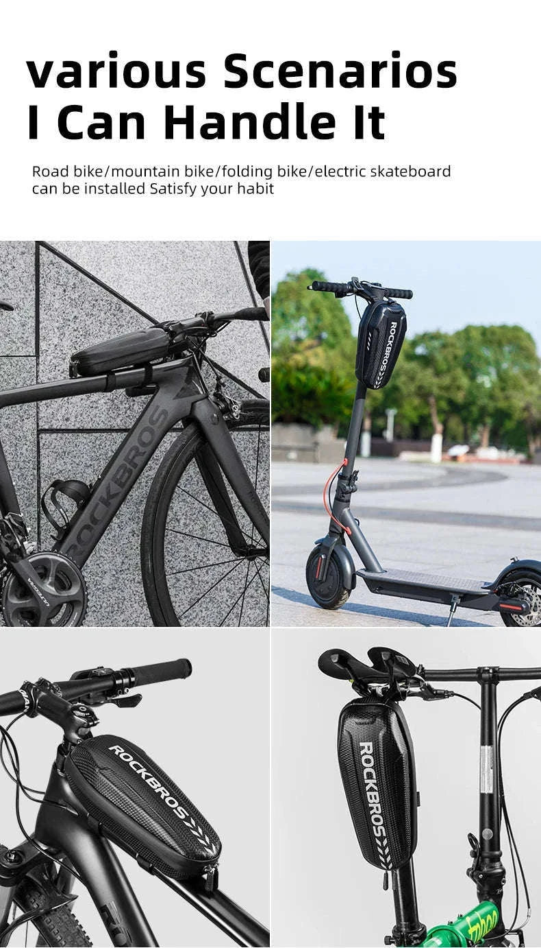 Waterproof Front Frame Bike Bag for MTB and Road Bikes-B62-1