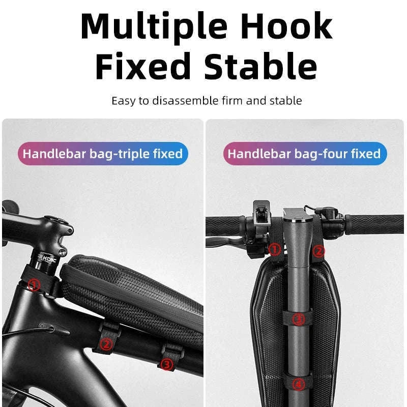 Waterproof Front Frame Bike Bag for MTB and Road Bikes-B62-1
