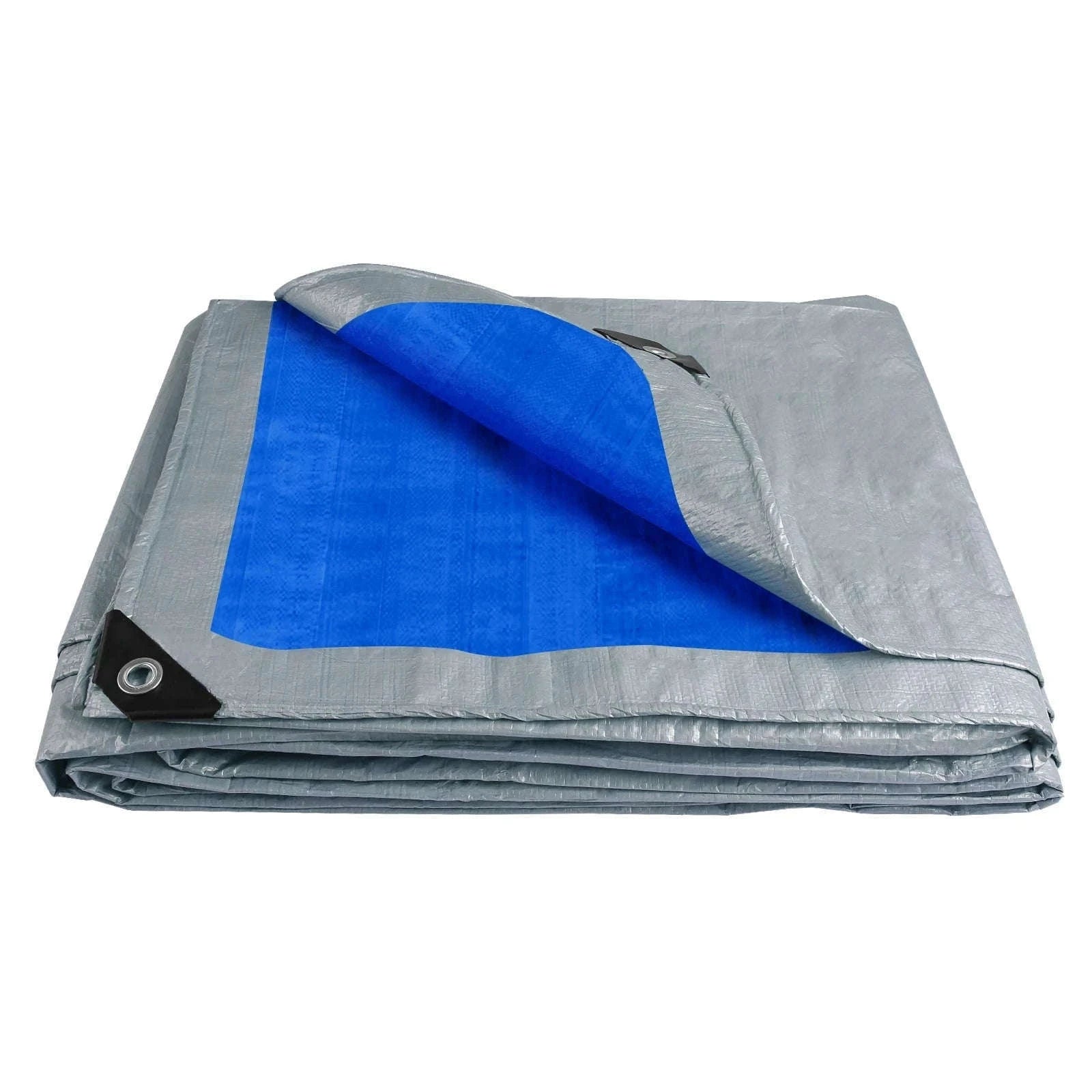 Waterproof Heavy Duty Tarpaulin Outdoor Cover-Green and Ropes / 3x4M