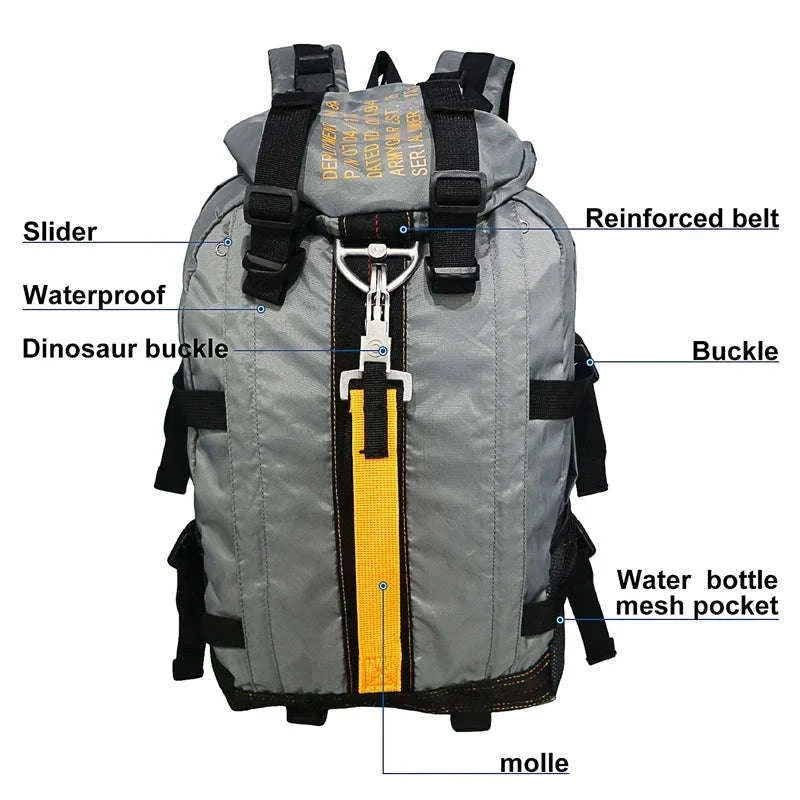 Waterproof Hiking Daypack Backpack for Camping and Travel-OD Green / United States
