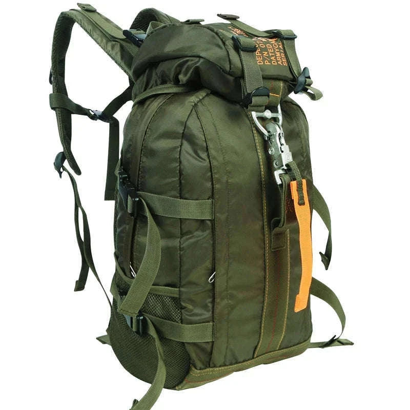 Waterproof Hiking Daypack Backpack for Camping and Travel-OD Green / United States