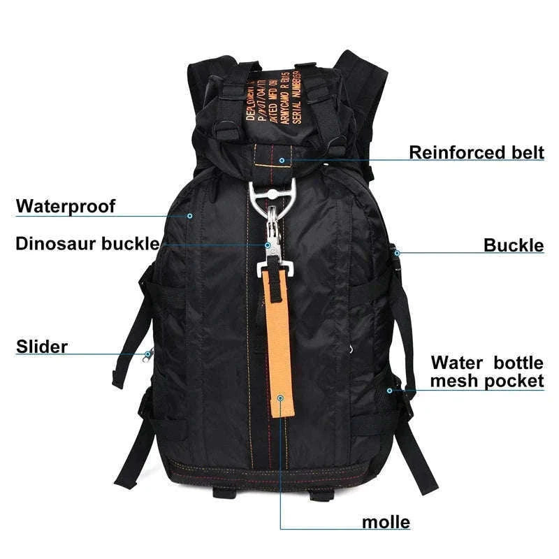 Waterproof Hiking Daypack Backpack for Camping and Travel-OD Green / United States