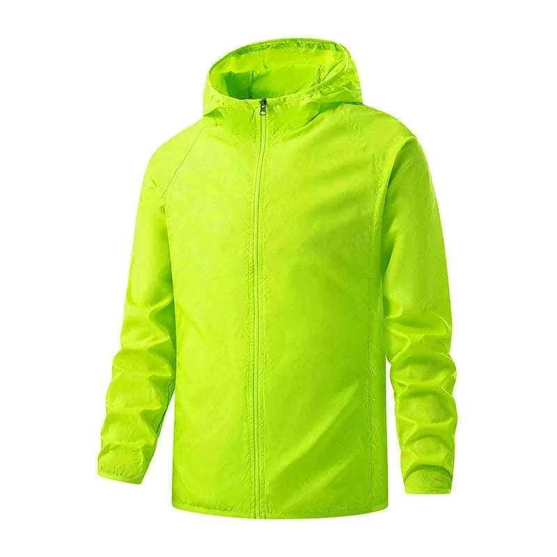 Waterproof Hiking Jacket for Men and Women Sun Protection-Unisex Sky Blue / 4XL
