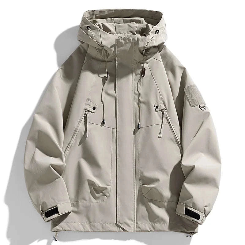 Waterproof Hooded Jacket for Men-2XL / FluorescentGreen / CHINA