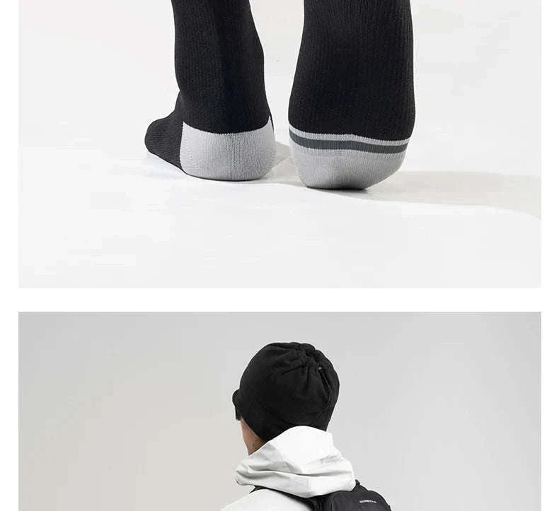 Waterproof Knee-High Hiking Socks for Outdoor, Snow, and Cycling-600092-KQ / S(EUR 37-39)