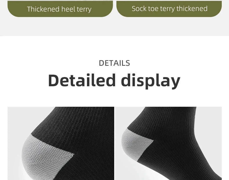 Waterproof Knee-High Hiking Socks for Outdoor, Snow, and Cycling-600092-KQ / S(EUR 37-39)