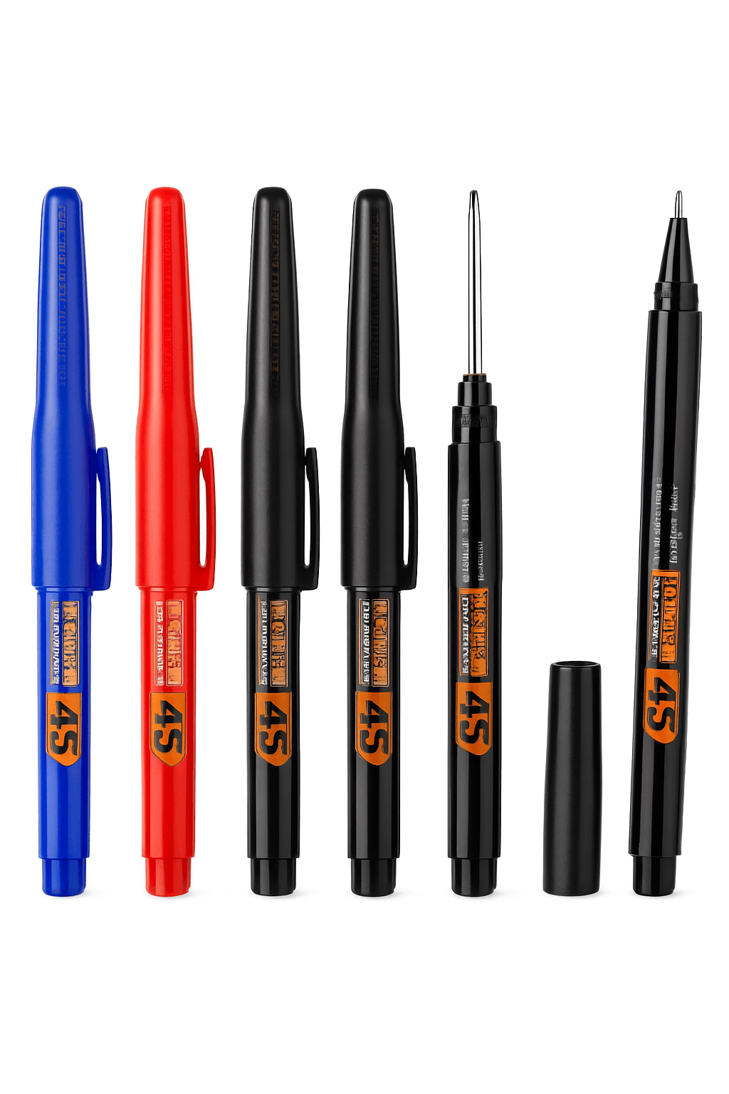 Waterproof Long Head Marker Pen Set for Deep Hole Marking-10 mix