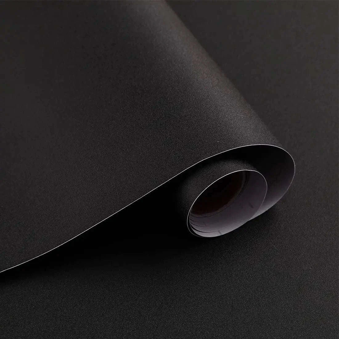 Waterproof Matte Wallpaper Self-Adhesive Vinyl Roll-400cmx55cm / White