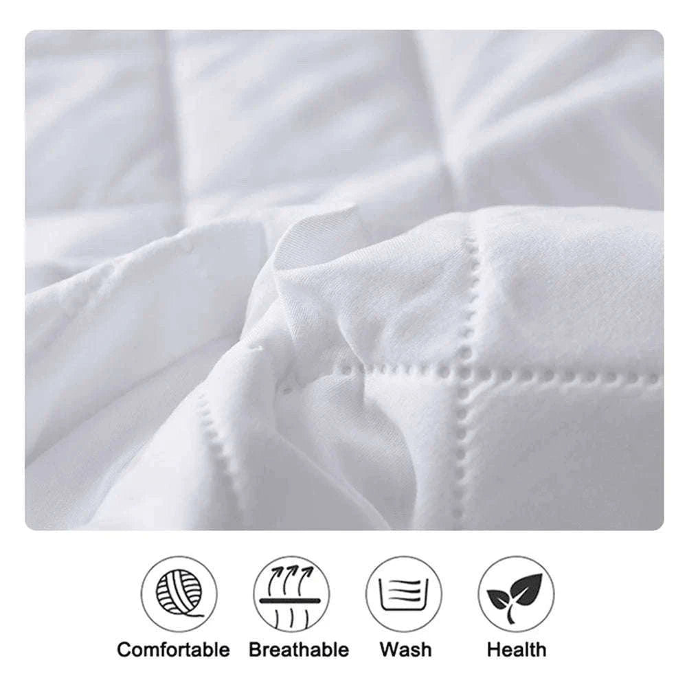 Waterproof Mattress Protector Fitted Sheet for Everyday Clean Sleep-Gray / 150x200x30cm