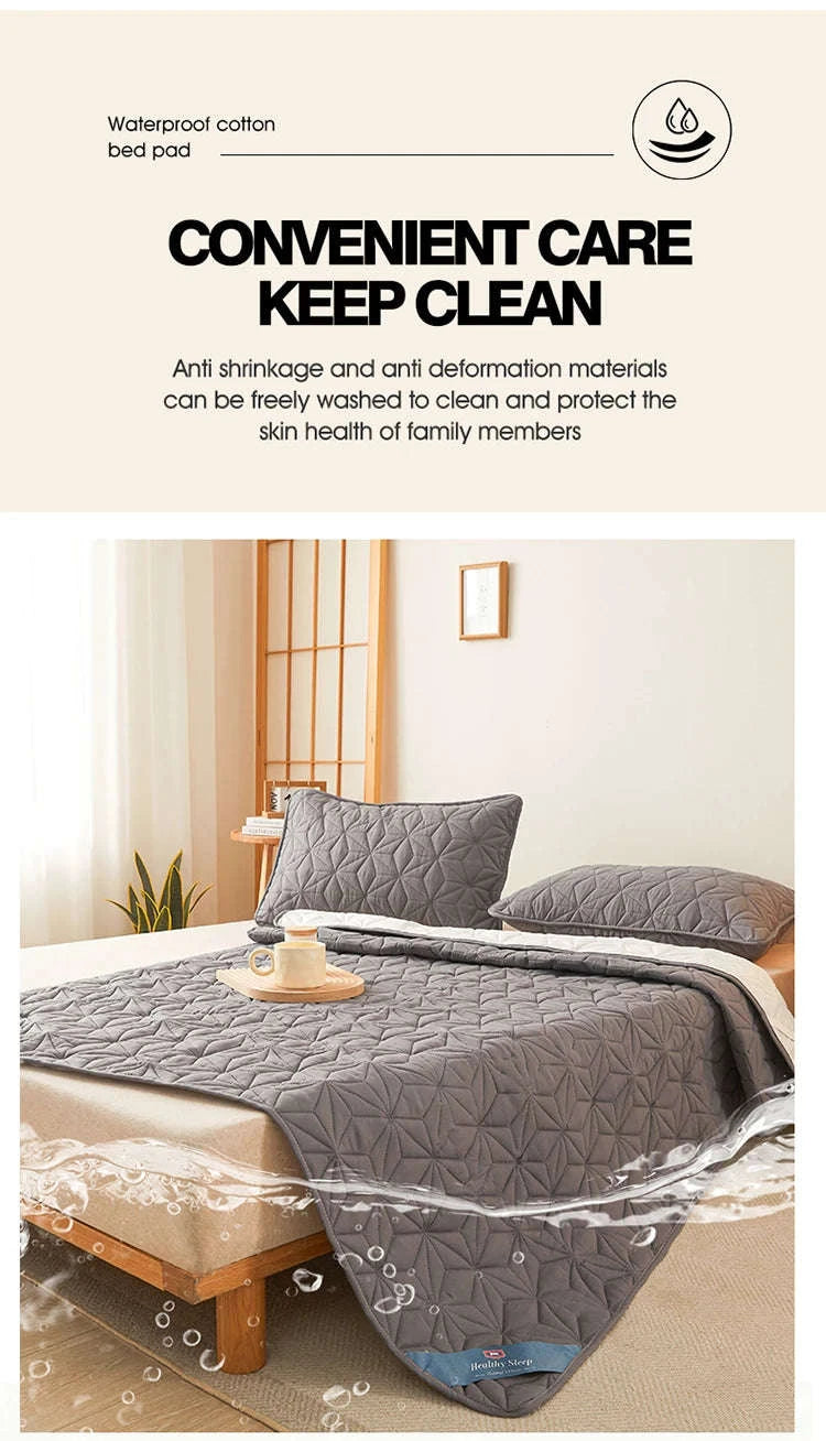 Waterproof Mattress Topper-white / Full 137x190cm