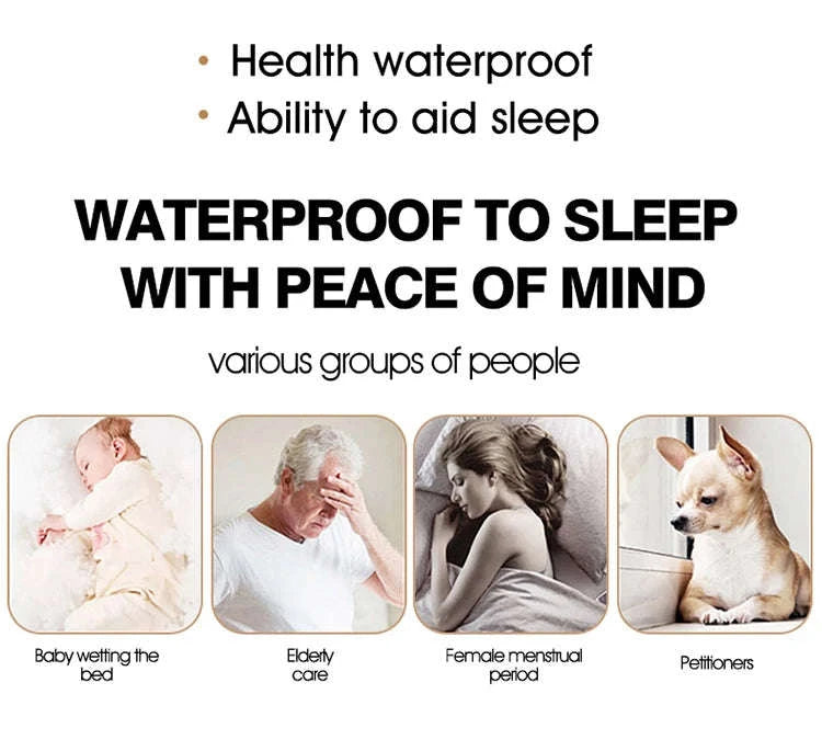 Waterproof Mattress Topper-white / Full 137x190cm