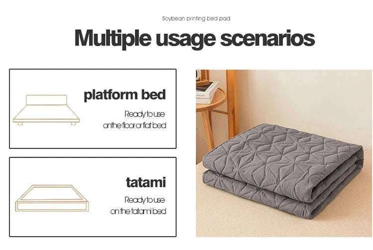 Waterproof Mattress Topper with Quilted Softness-white / Full 137x190cm