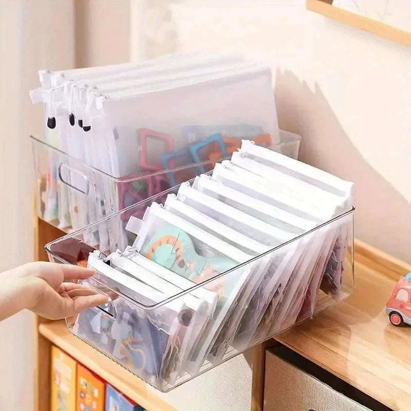 Waterproof Mesh Zipper Pouch Set (5pcs)-5pc-L / China Mainland