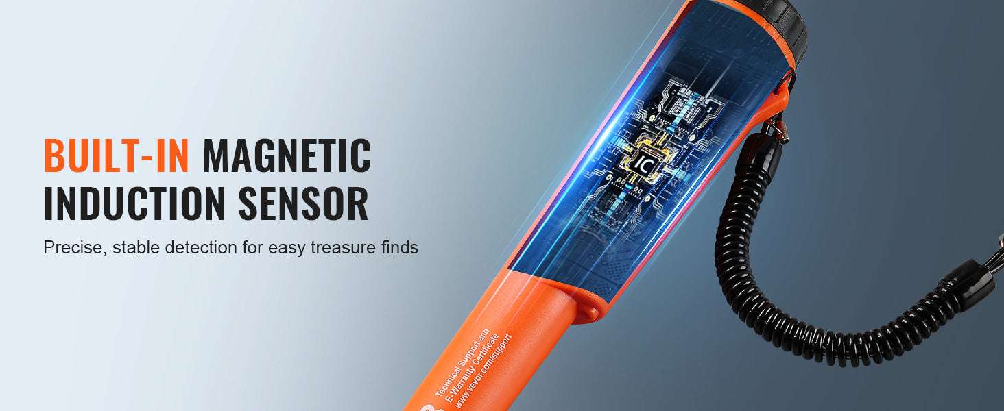 Waterproof Metal Detector Pinpointer Wand with 3 Modes-TS102 IP68 / United States