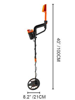 Waterproof Metal Detector with LCD Display & Adjustable Shaft-United States