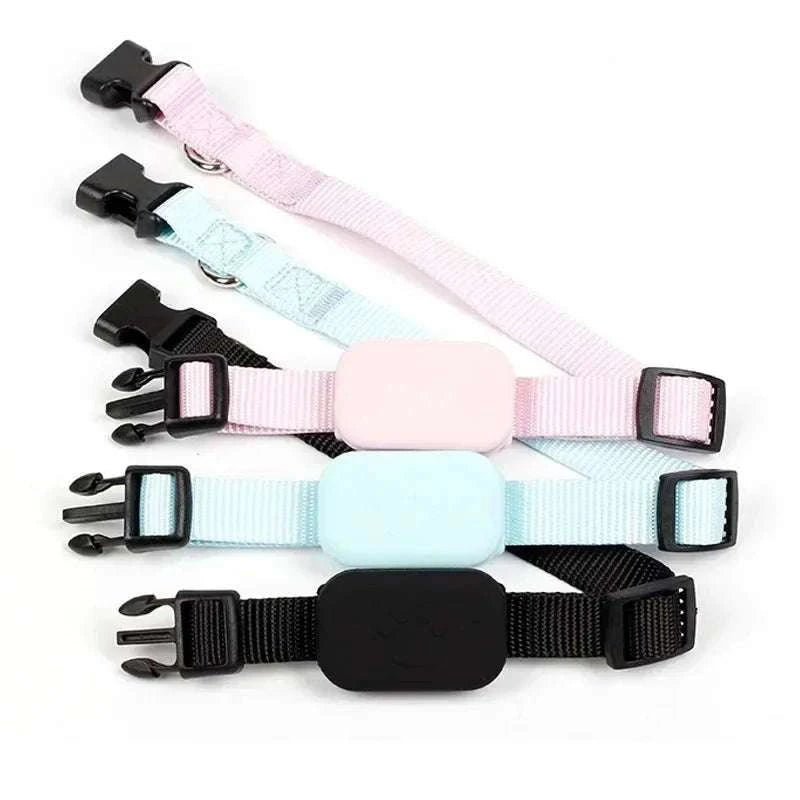 Waterproof Mini Dog GPS Animal Tracking Collar for Cats and Puppies-Blue