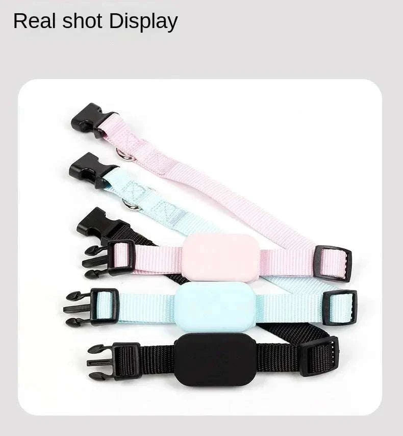 Waterproof Mini Dog GPS Animal Tracking Collar for Cats and Puppies-Blue