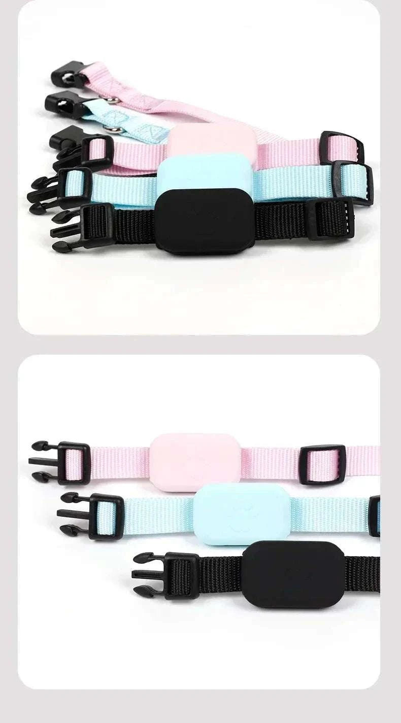 Waterproof Mini Dog GPS Animal Tracking Collar for Cats and Puppies-Blue
