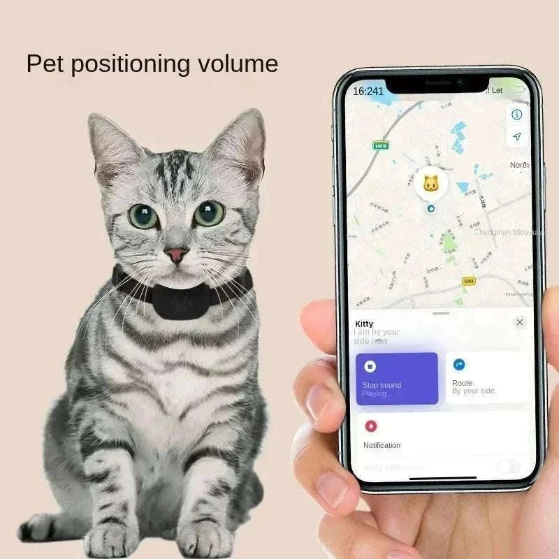 Waterproof Mini Dog GPS Animal Tracking Collar for Cats and Puppies-Blue