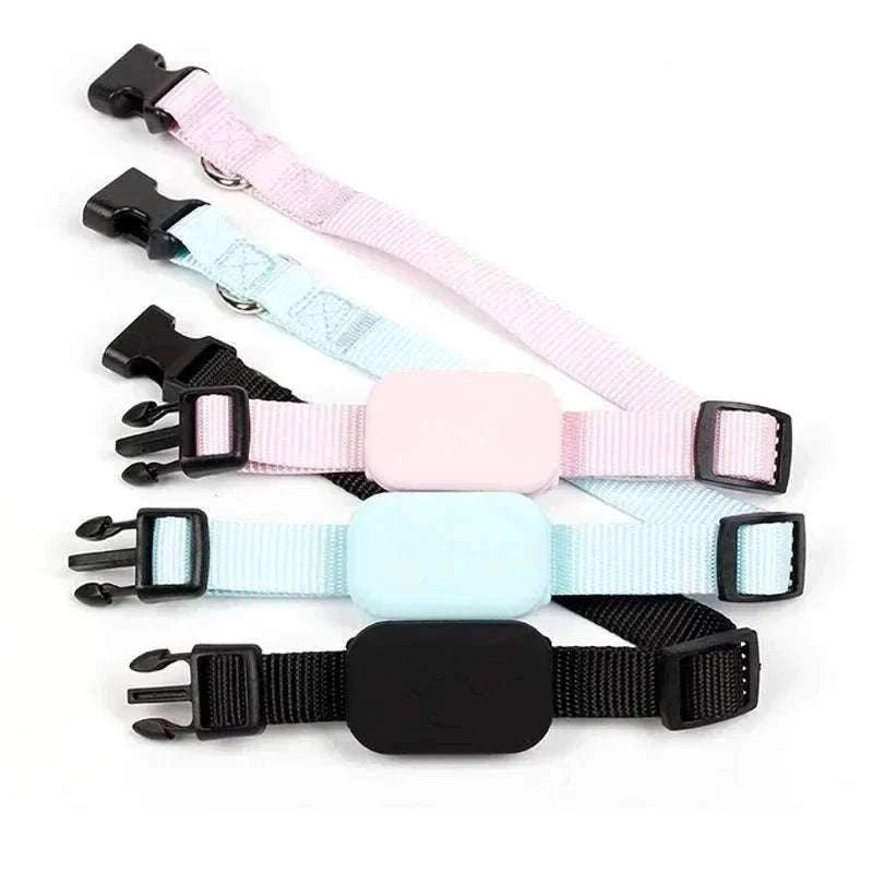 Waterproof Mini GPS Tracking Collar for Cats and Puppies-Blue