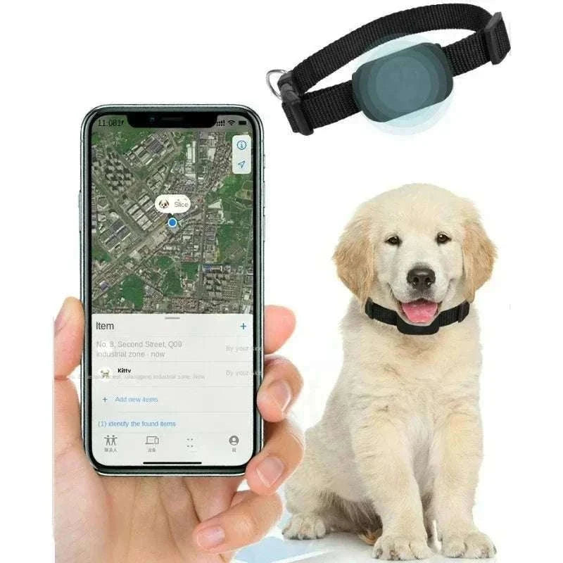 Waterproof Mini GPS Tracking Collar for Cats and Puppies-Blue