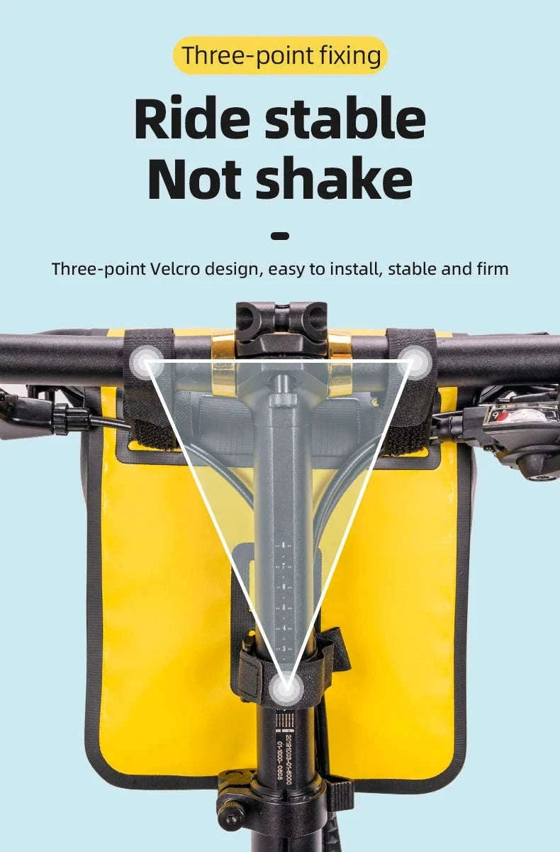 Waterproof Motorcycle Saddle Bag for Tools and Travel Storage-AS-079