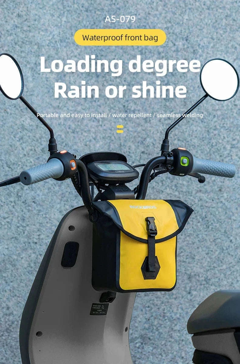 Waterproof Motorcycle Saddle Bag for Tools and Travel Storage-AS-079