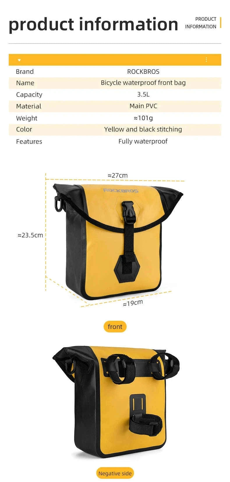 Waterproof Motorcycle Saddle Bag for Tools and Travel Storage-AS-079