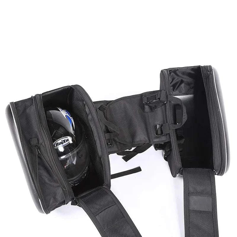 Waterproof Motorcycle Saddle Bags 2PCS Universal Side Pannier Set-Oxford and plastic / China Mainland