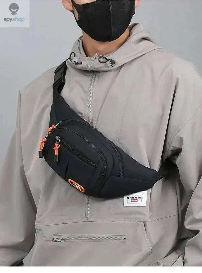 Waterproof Oxford Mobile Waist Bag for Everyday Carry-GRAY