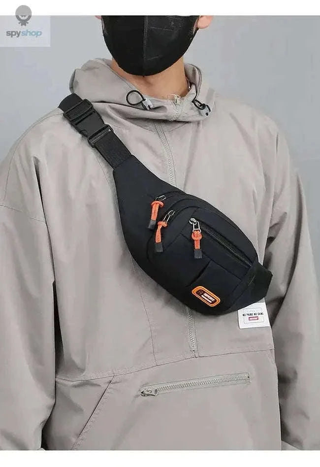 Waterproof Oxford Mobile Waist Bag for Everyday Carry-GRAY