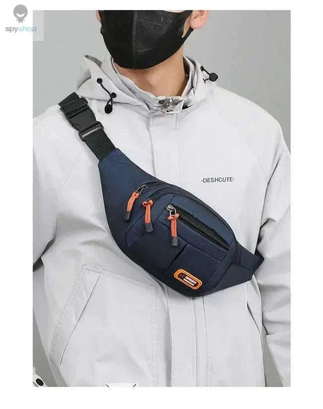 Waterproof Oxford Mobile Waist Bag for Everyday Carry-GRAY